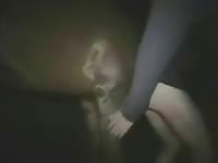Guy that enjoys being anally fucked getting screwed by a horse in this zoophilia hardcore vid