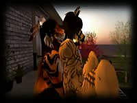 Sexy tiger fucks animated zebra girl