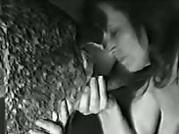 Amateur black and white sex with dog