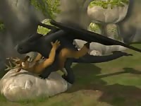 Deer Dragon GayBeast - Bestiality Dude