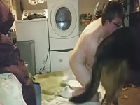 Dog Cum Inside GayBeast - boy Fucks Pet