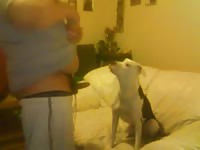 Dog Licks Penut Butter Of My Dick GayBeast.com - Zoophilia Sex With Man