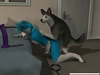 Feral On Anthro GayBeast - Animal Sex Movie With Boy