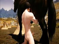 Gay Horse 1 GayBeast Rip - Men Fucks Pet