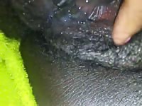 Pissing on towel