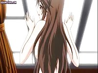 Sex addicted cartoon cutie bends over and takes enormous cock in her hentai porn video debut