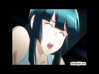 Incredible hentai porn movie features curious young man stroking and sucking tgirls hard cock