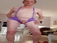 wearing sexy underwear