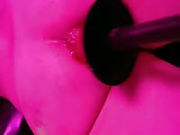 Sex machine goes messy 1