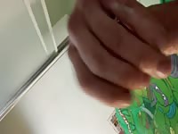 Rubbin my hard dick for the ladies