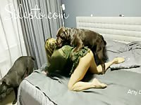 Veronica Silesto Dog Porn