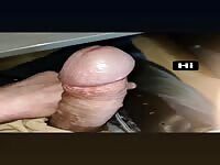 Young dick is reaching after cum