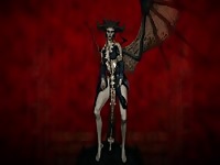 Lilith - slim succubus queen dancing in the dungeon
