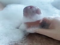 lonely bisexual jerking in bath