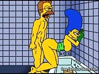 Marge Simpson real wife cheating
