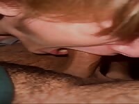 Horny young twink sucks cock