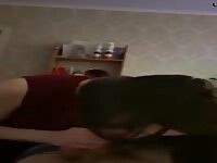 Sister gave Blowjob for brother