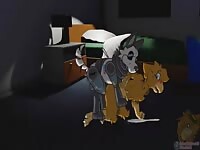 Bloodhawk gets Fucked By A Robot Dog